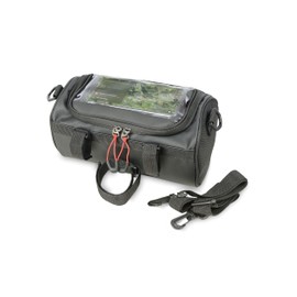 TROIKA Unisex Adult Bike Bag Bicycle Bag, Black, 24 cm