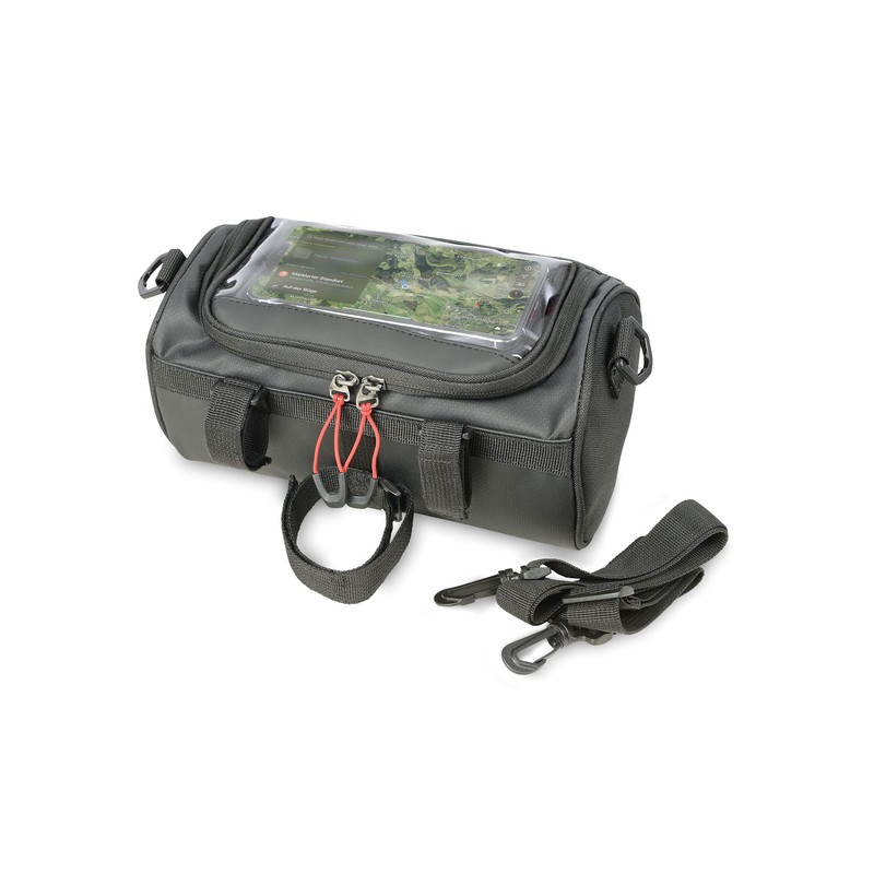 TROIKA Unisex Adult Bike Bag Bicycle Bag, Black, 24 cm