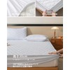 Mattress Pad, Fitted Sheet with Integrated Pad, Waterproof, Fully Washable,
