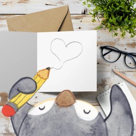Mr. & Mrs. Panda Deluxe Karte Spruch Liebe Cocker Spaniel - Geschenk, treue Haustiere, Hochzeitskarte, Hunderassen Pflege, Geburtstagskarte, sozial,