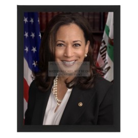 VICE PRESIDENT KAMALA HARRIS CALIFORNIA SENATOR PORTRAIT 8X10 FRAMED PHOTO