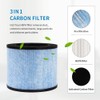 FFyan AP100 3-in-1 H13 True HEPA Replacement Filters for Instant