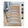 Kettelservice-Metzker Sweet Semicircular Stair Mats in Various Colours Light Grey