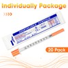 1cc Syringe 27G 1/2" 13mm, U-100 1ml Lab Syringes, Pack