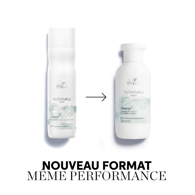 Wella Professionals Nutricurls Wave Shampoo, Nourish-In Complex Formula Nourish-In Complex,