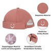 Minicloss Cotton Docker Cap, Adjustable Docker Cap Men Women Hat,