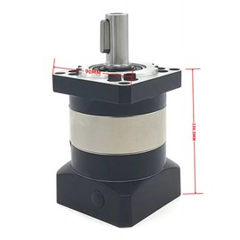Planetary Gearbox Speed Reducer Gear Head Ratio 20:1 Backlash <= 7 arc-min for 19mm Input Shaft 750w 80mm Servo Motor, Planetary Reducers 3500RPM Gear Box for Reducer CNC Lathe Machine