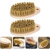 2Pcs Mane Laundry Brush Multi-use Clothes Shoes Brushes Household Cleaning
