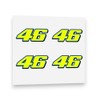 Valentino Rossi Sticker Fluorescent Yellow 46 Vinyl Decal 2013 (4