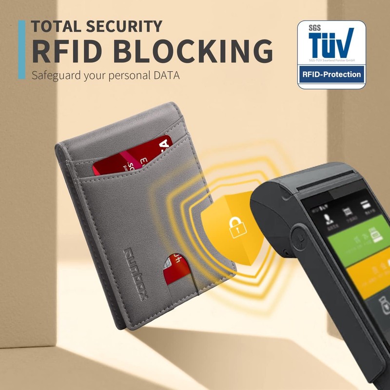 RUNBOX Slim Wallet for Men 15 Slots Ultra Large Capacity