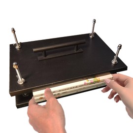 Dddzerong Book Binding Binding Press Wooden 11.7x8 inch,Book Press Bookbinding is Easy to Assemble for DIY Enthusiasts