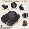 RAINSMORE Messenger Bag for Men 17-17.3 Inch Laptop Bag Water-resistant