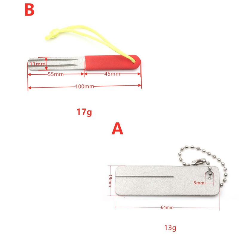 Mirhua フックシャープナー ダイヤモンドヤスリ 釣り針研ぎ器 2点セット 研ぎ器 研削 針研ぎ シャープナー 二重溝