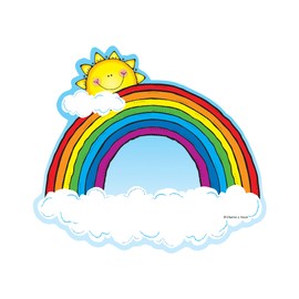 Carson Dellosa | Rainbows Cut-Outs | 6-inch x 5.25-inch, 36pcs