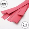 Salipt 3/8" ID Red Heat Shrink Tube 2:1 ratio wrap