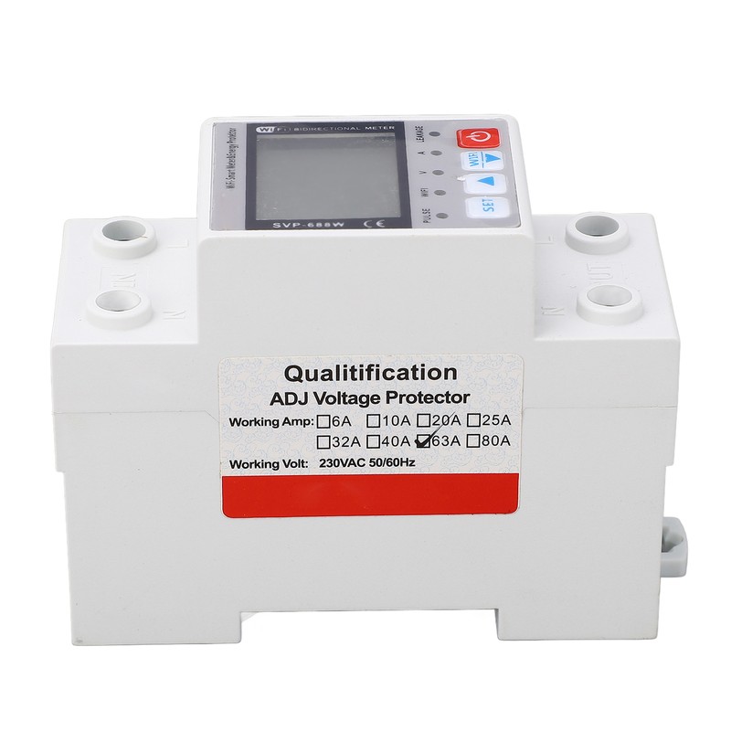 Over Under Voltage Protector WiFi Remote Monitoring Voltage Current Protective