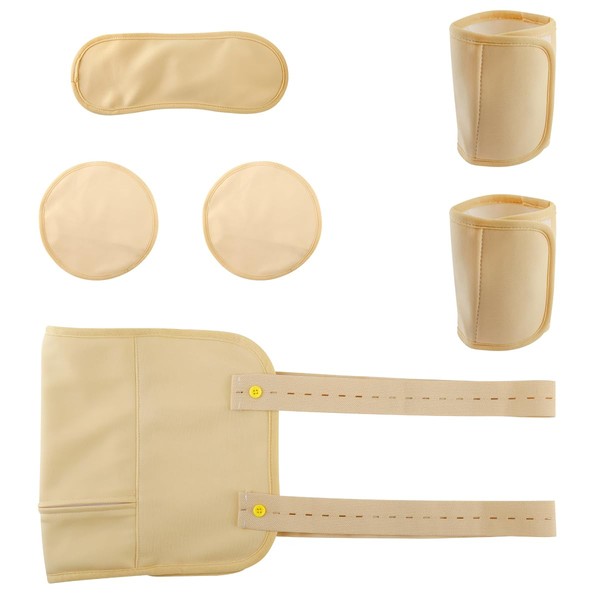 Lotsdonxia 6PCS Castor Oil Packs Soft Hot Packs Conditioning Adjustable