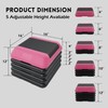 Fitvids Step Aerobic Platform, Exercise Step with 5 levels Adjustable