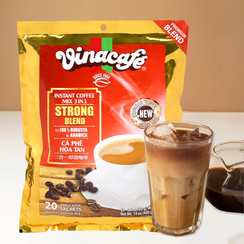 Vinacafe 60 cts 3 in 1 Vietnamese Instant Coffee Gold