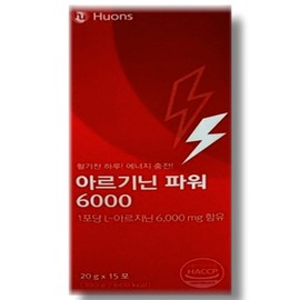 Huons Arginine Power 6000 20g x 15 packets / 휴온스 아르기닌 파워 6000 20g x 15포