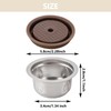 Stainless Steel Reusable Coffee Pods 2.7oz/80ml Refillable Coffee Capsules Compatible