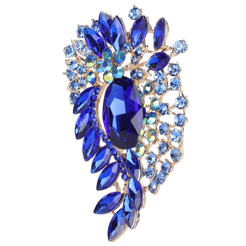 2Pcs Corsage Brooch Fashion Retro Exquisite Alloy Pins Applique Clothing