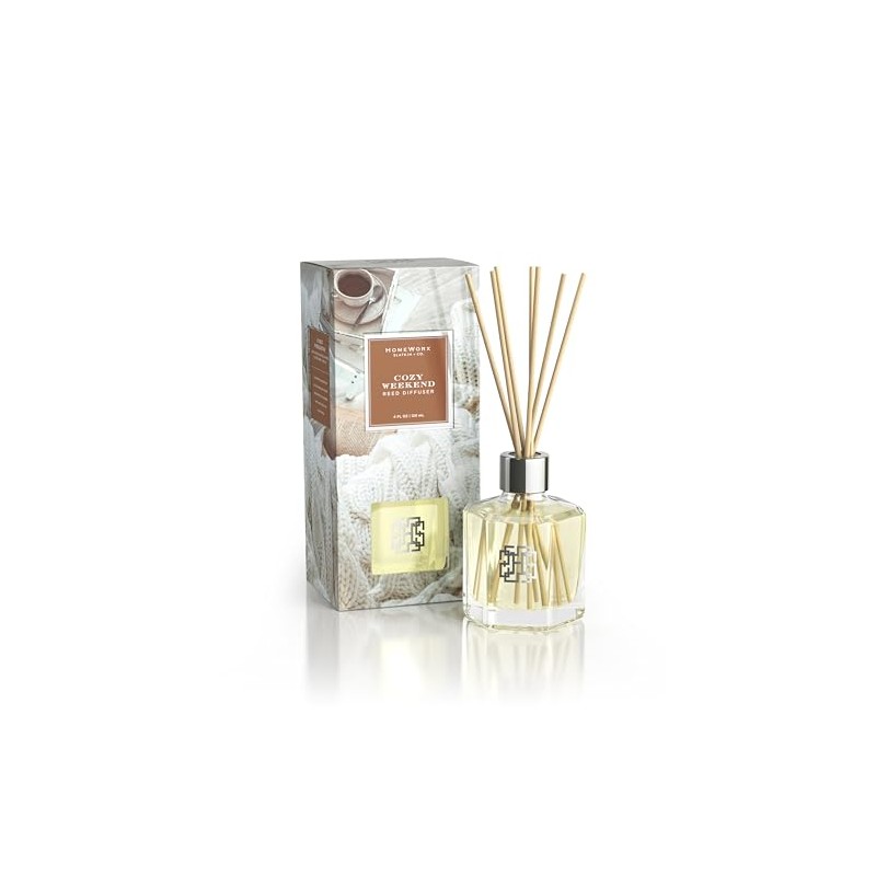 HomeWorx by SLATKIN + CO. Cozy Weekend Reed Stick Diffuser
