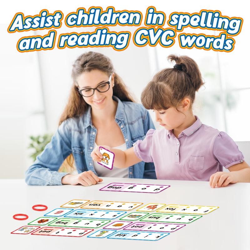 Phonics Flash Card ，Kasfalci，Learn to Read ，Blends and Digraph Cards