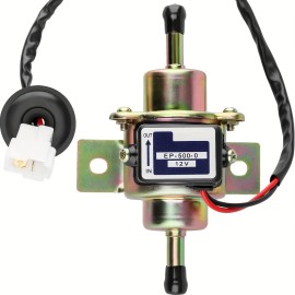Unbranded 12V Universal Electric 3-6 PSI Fuel Pump fits for Carburetor,Law