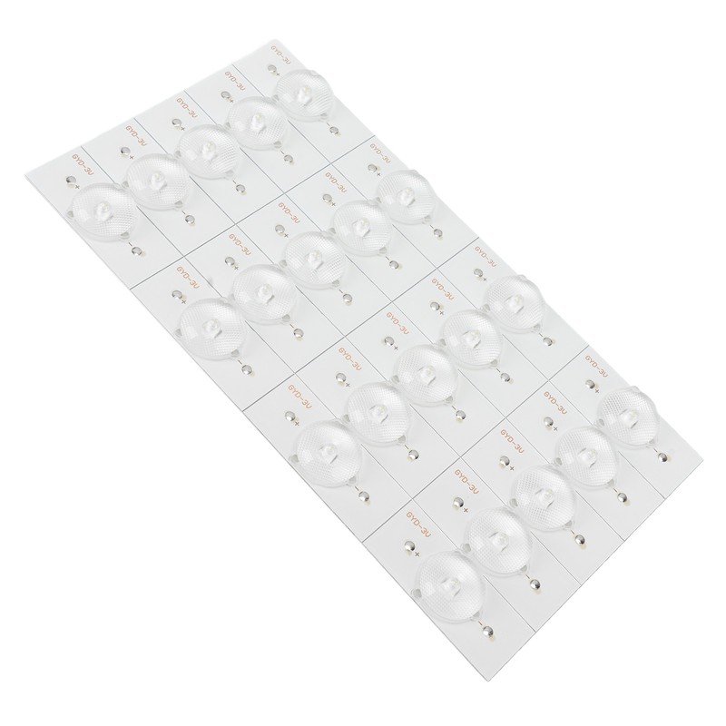 100Pcs SMD Lamp Beads 3V for 32‑65in TV Optical Lens