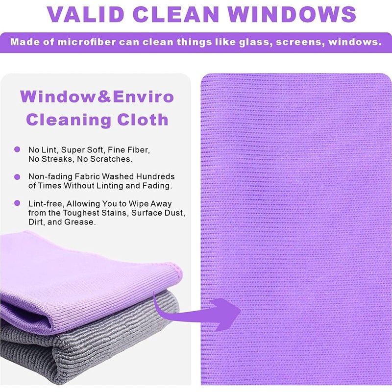 Longmann Korwex Enviro Cloth, Reusable Cleaning Cloth, Basic Package, Grey,