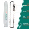 10 Inch Chainsaw Chains and Guide Bar Replacement for Stihl