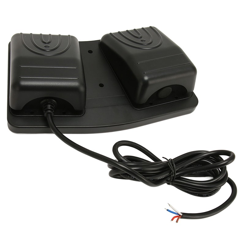Double Foot Switch High Power Self Locking 2 Wire Foot