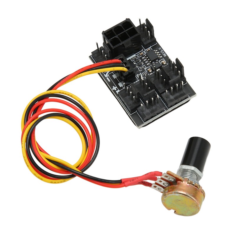 PWM Fan Hub DC 12V 8 Channel Flexibility Fan Power