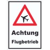 HB-Druck Sign Achtung Flugbetrieb A5 (148 x 210 mm)