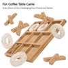 NIKKY HOME Tic Tac Toe Game Coffee Table Decor, 10.6