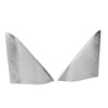 2 Pcs Car Door Speaker Cover Trim Stickers Aluminium Alloy