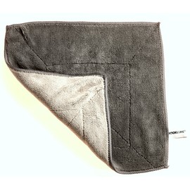 Microfibre Cloth (Microfiber Cloth Cleaning Towel, Car Cleaning Cloth black / grey