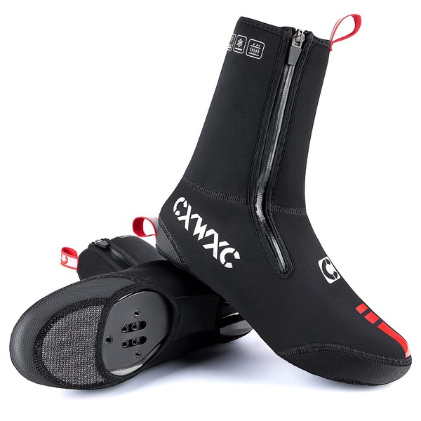 CXWXC Bicycle Shoe Cover, Windproof, Cold Protection, Waterproof, Compatible with