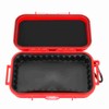 Outdoor Survival Shockproof Waterproof Storage Case Airtight Carry Box Container(Red)