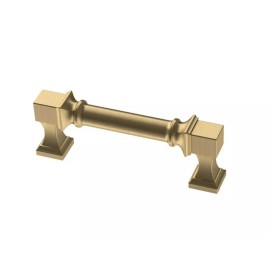 Liberty P38479C-CZ 3" Regal Square Cabinet & Drawer Pull Champagne Bronze