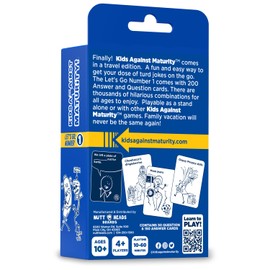 Kids Against Maturity: Card Game for Kids and Family, Super Fun Hilarious for Family Party Game Night, Combo Pack (Let's Go Edition)