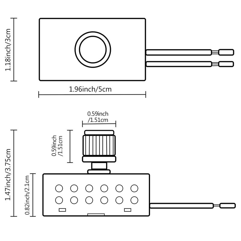 Zing Ear ZE-03A Dimmer Switch 120VAC 240VAC 300W MAX Repair