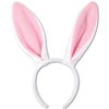 Soft-Touch Bunny Ears (white & pink) Party Accessory (1 count)