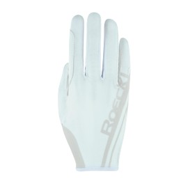 Roeckl Sports MOYO Riding Gloves, Tournament Summer Gloves, White 7