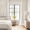 MIULEE Ivory Back Tab Blackout Curtains 102 Inch Long 2