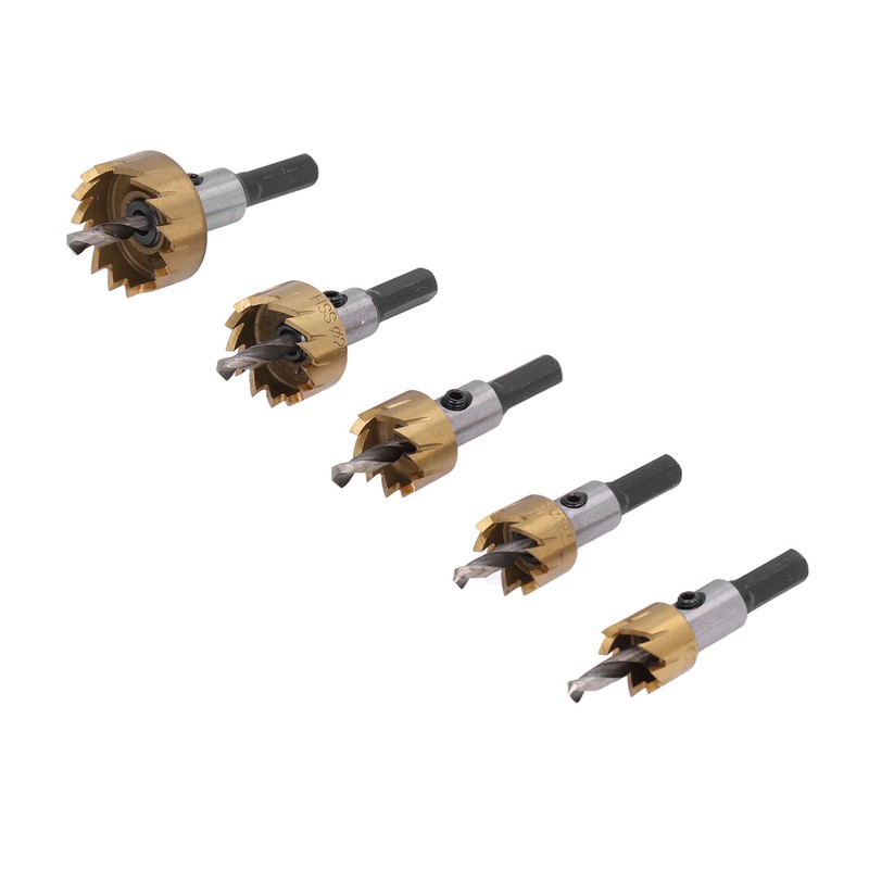 5pcs High Speed Steel Hole Drill Opener High Speed Steel