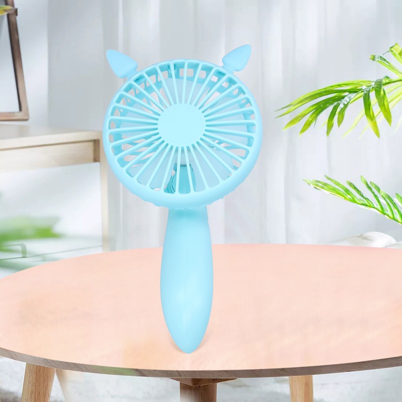Portable Fan 180 Degrees Rotation Desktop USB Rechargeable Electric Mini