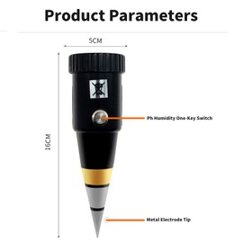 Waterproof Soil Moisture PH Meter Tester VT-05 High Accuracy Hygrometer Portable Moisture Sensor PH Instrument Water Acidity Tester