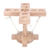 Ring Hook Game Wooden Portable Interactive Hook Ring Throwing Game